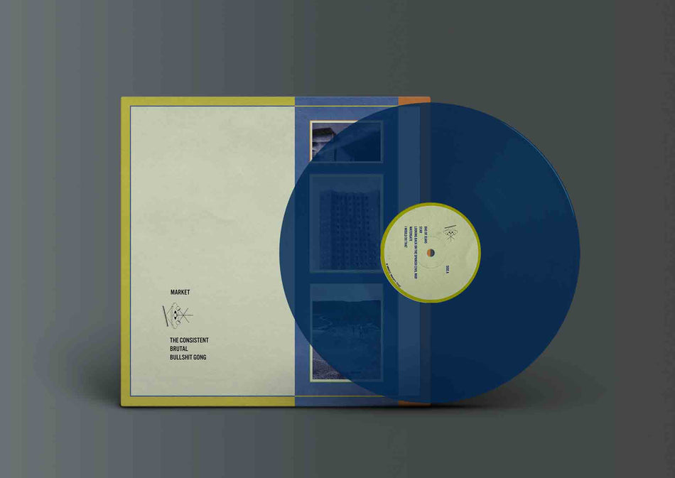 The Consistent Brutal Bullshit Gong - Vinyle Bleu Foncé Transparent - Front Cover