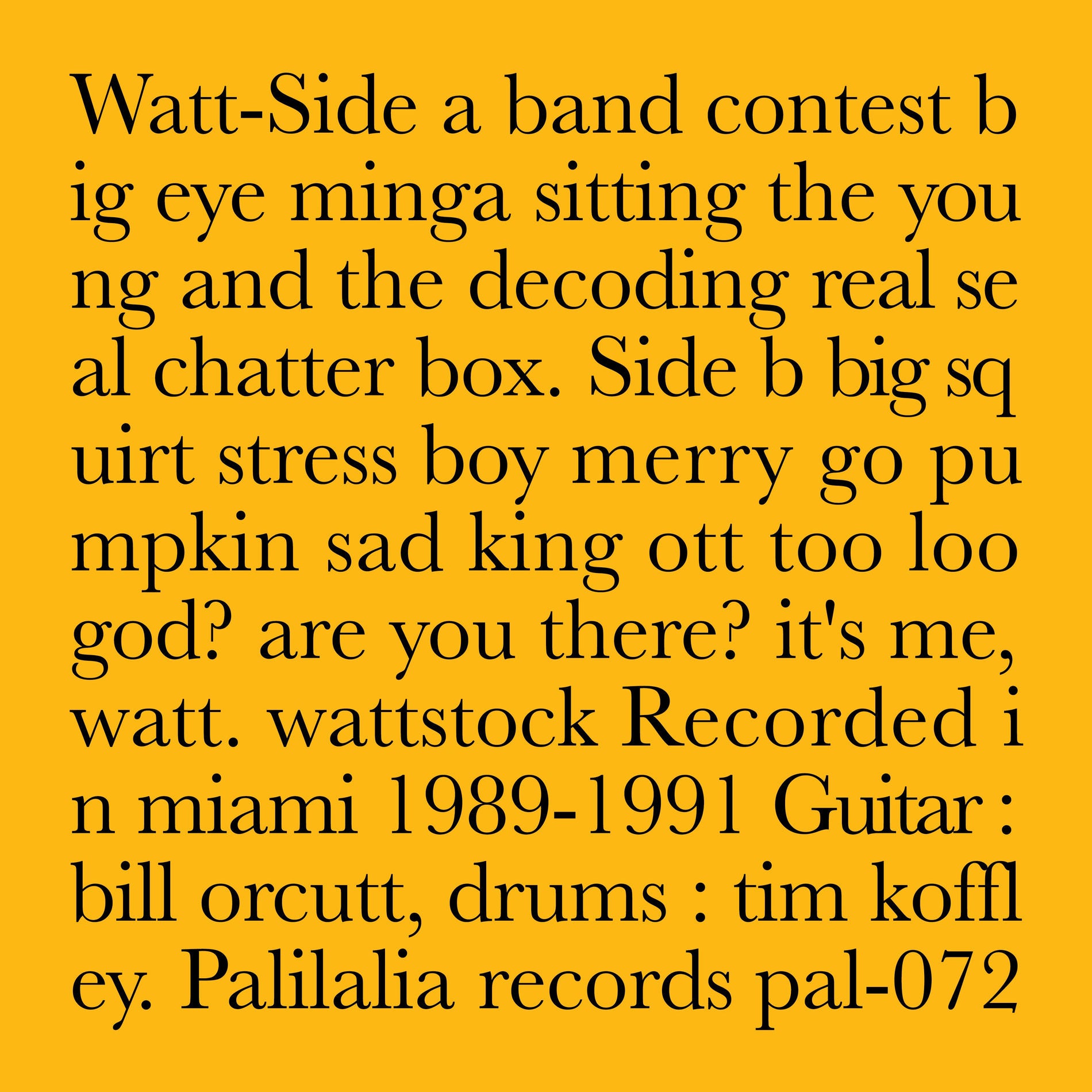 Recorded in Miami 1989 1991 - Front Cover