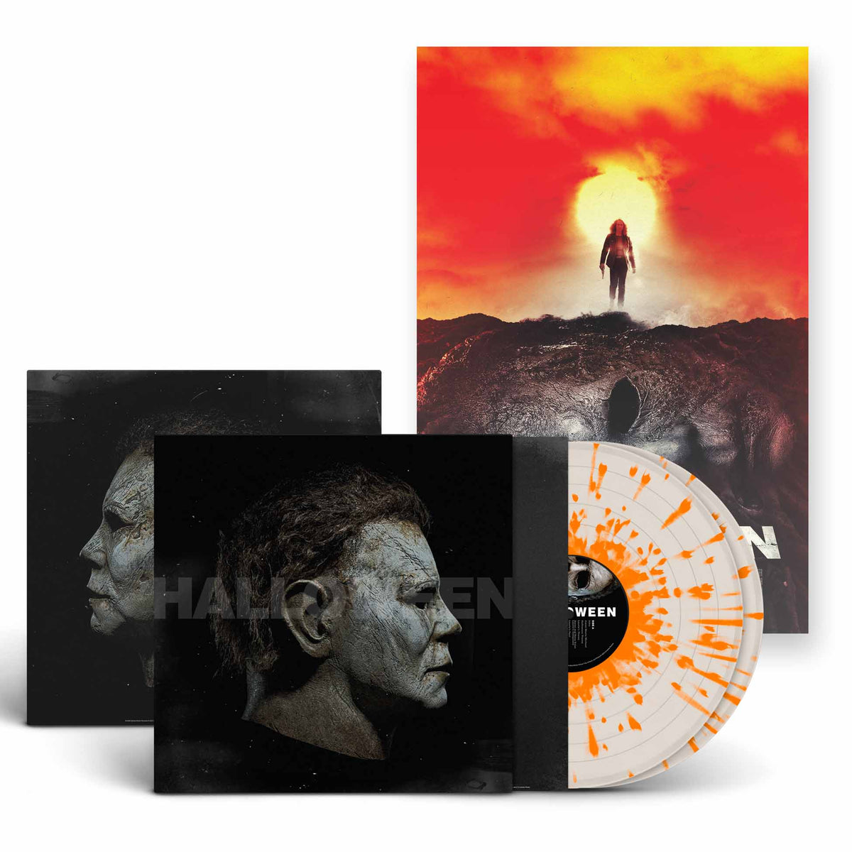 Halloween: Original Motion Picture Soundtrack (Expanded 2025 Art Edition) - Vinyle Blanc Splatter Orange - Front Cover
