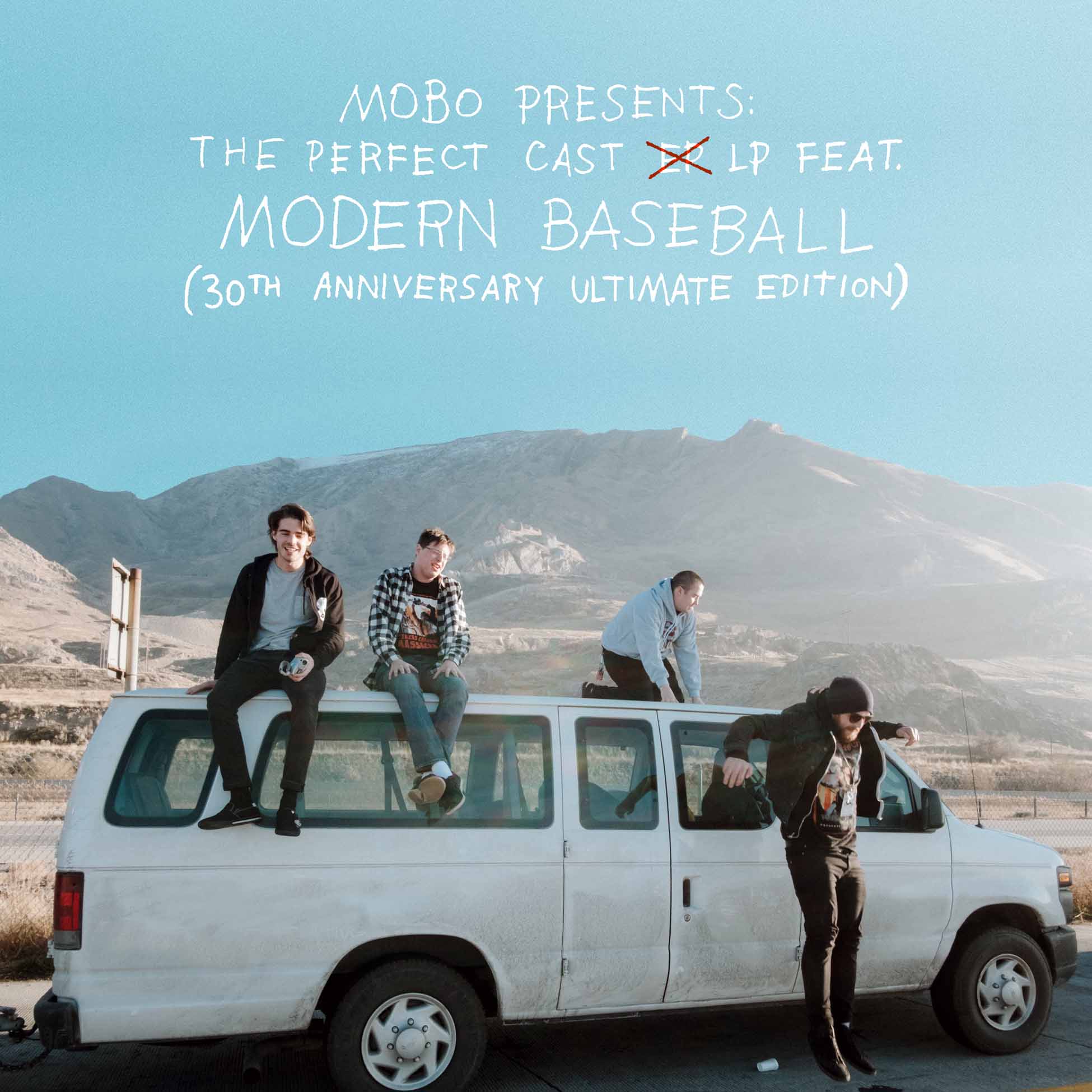 Mobo Presents: The Perfect Cast Lp Feat. Modern Baseball (30Th Anniversary Ultimate Edition) - Vinyle Bleu Et Rose - Front Cover