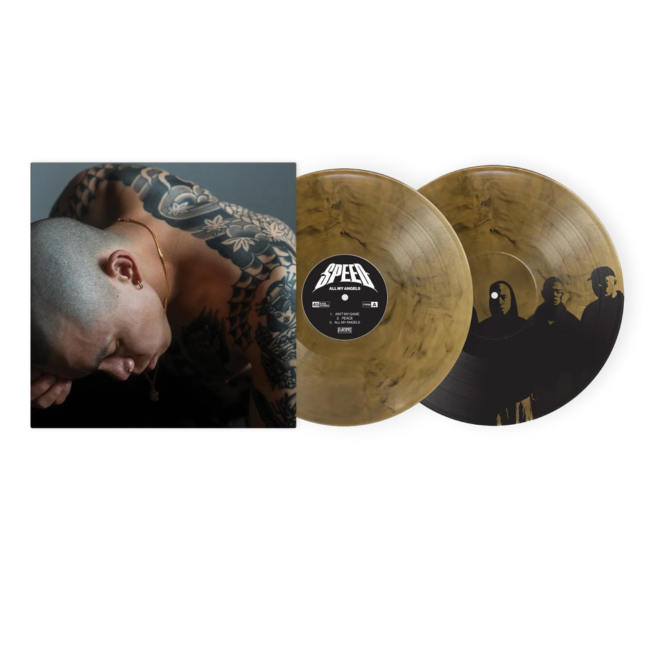 All My Angels - Vinyle Jaune Marbre Noir - Front Cover