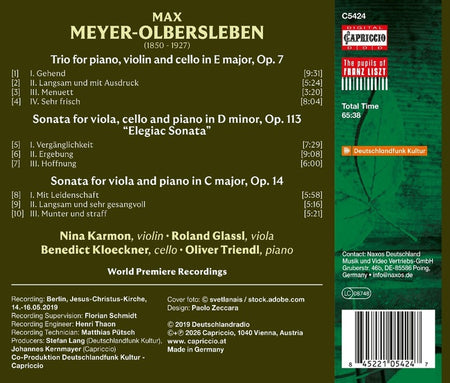 Chamber Music - Front Cover