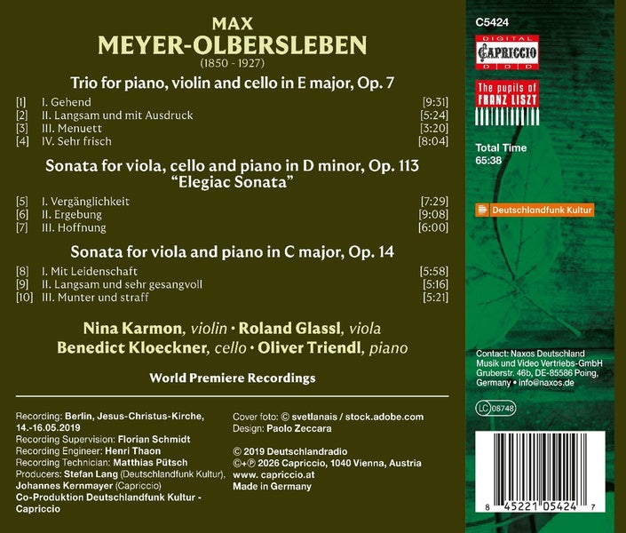 Chamber Music - Front Cover