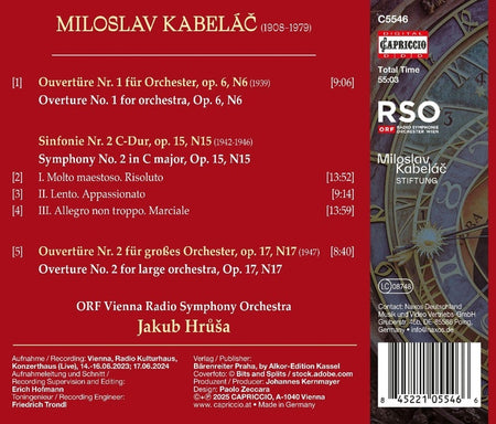 Symphonie Numéro 2 - Ouvertures Numéros 1 et 2 - Front Cover