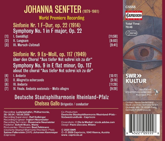 Symphonies Nos. 1 & 9 - Front Cover
