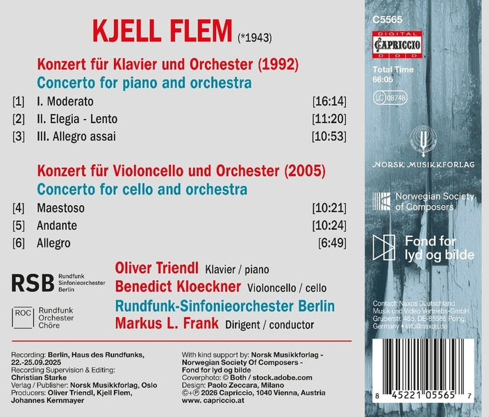Concerto pour piano - Concerto pour violoncelle - Front Cover