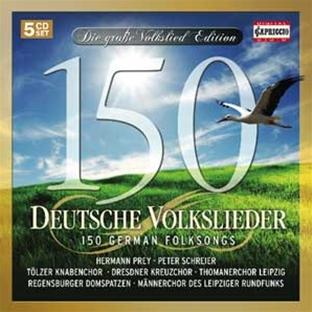 150 chansons populaires allemandes - Coffret 5 CD - Front Cover