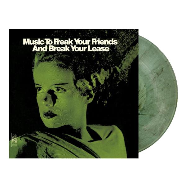 MUSIC TO FREAK YOUR FRIENDS AND BREAK YOUR LEASE/VINYLE VERT TRANSPARENT AVEC TOURBILLON - Front Cover