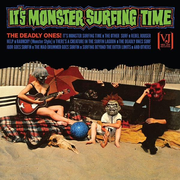 It's Monster Surfing Time - Front Cover