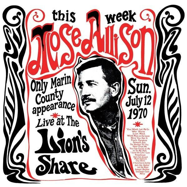 Live At The Lion'S Share July 12, 1970 - Front Cover