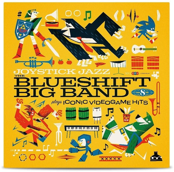 Joystick Jazz: The Blueshift Bigband Plays Iconic Video Game Hits Soundtrack - Front Cover