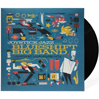 Joystick Jazz: The Blueshift Big Band Plays Iconic Video Game Hits, Vol. 2 - Front Cover