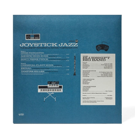 Joystick Jazz: The Blueshift Big Band Plays Iconic Video Game Hits, Vol. 2 - Front Cover