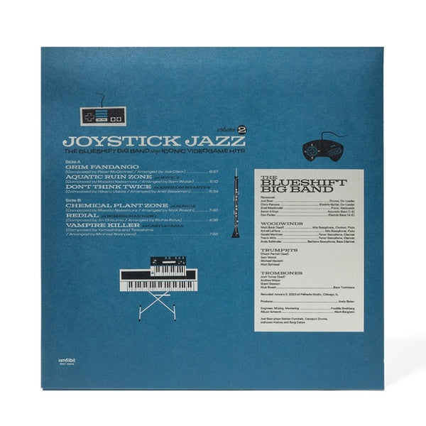 Joystick Jazz: The Blueshift Big Band Plays Iconic Video Game Hits, Vol. 2 - Front Cover