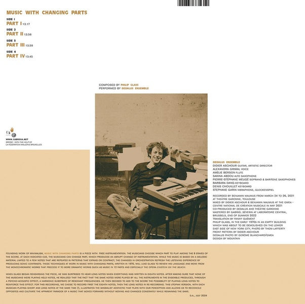 Music With Changing Parts/Gatefold - Front Cover