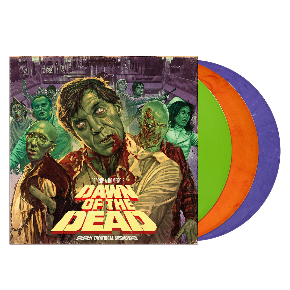 DAWN OF THE DEAD/VINYLE SATIN MAT AUDIOPHILE 180GR/LIVRET 4 PAGES - Front Cover