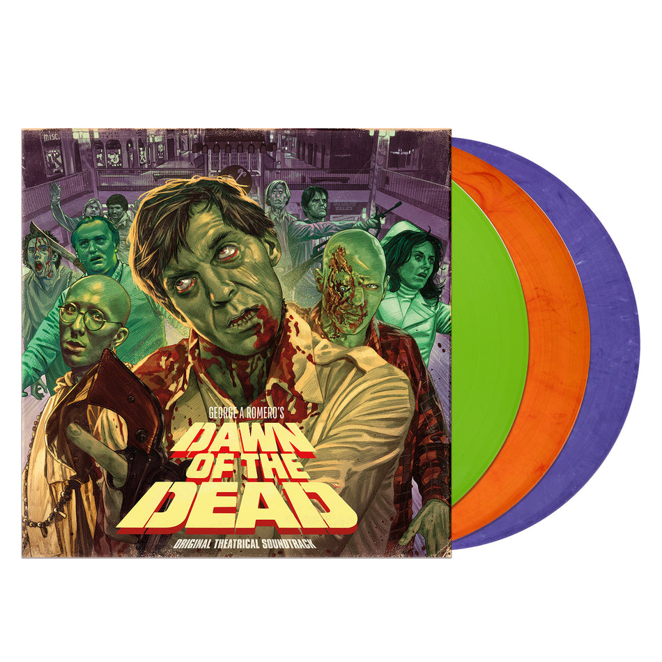 DAWN OF THE DEAD/VINYLE SATIN MAT AUDIOPHILE 180GR/LIVRET 4 PAGES - Front Cover