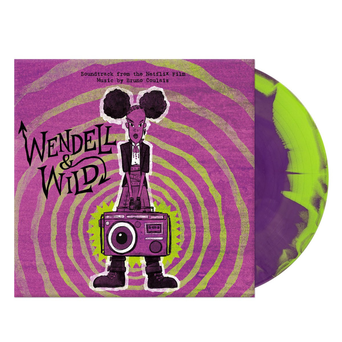 WENDELL AND WILD/VINYLE VERT CITRON ET VIOLET TOURBILLON AUDIOPHILE 180GR - Front Cover