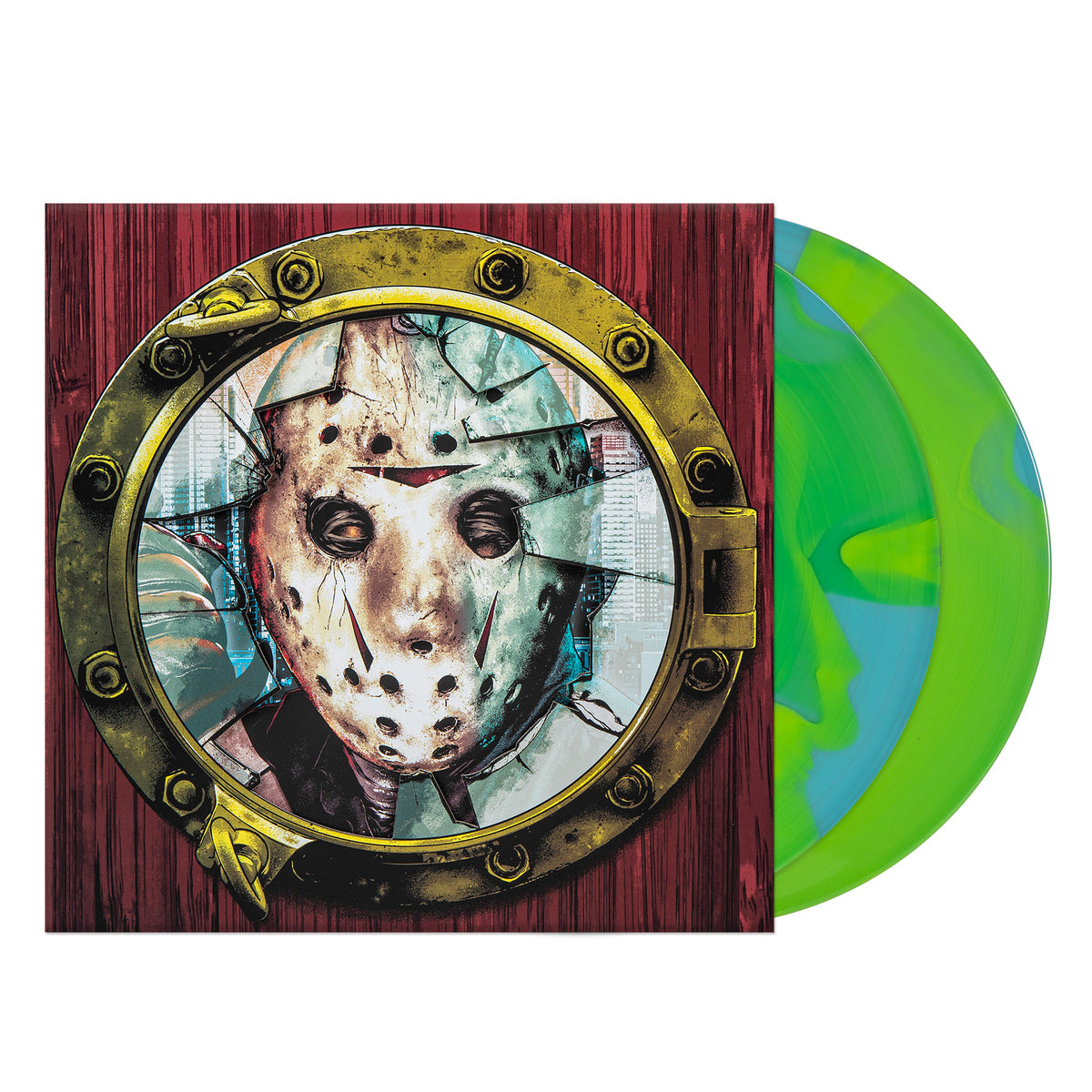 FRIDAY THE 13TH PART VIII/JASON TAKES MANHATTAN/VINYLE COULEUR BOUE AUDIOPHILE 180GR/COMPOSITEUR FRED MOLLIN - Front Cover
