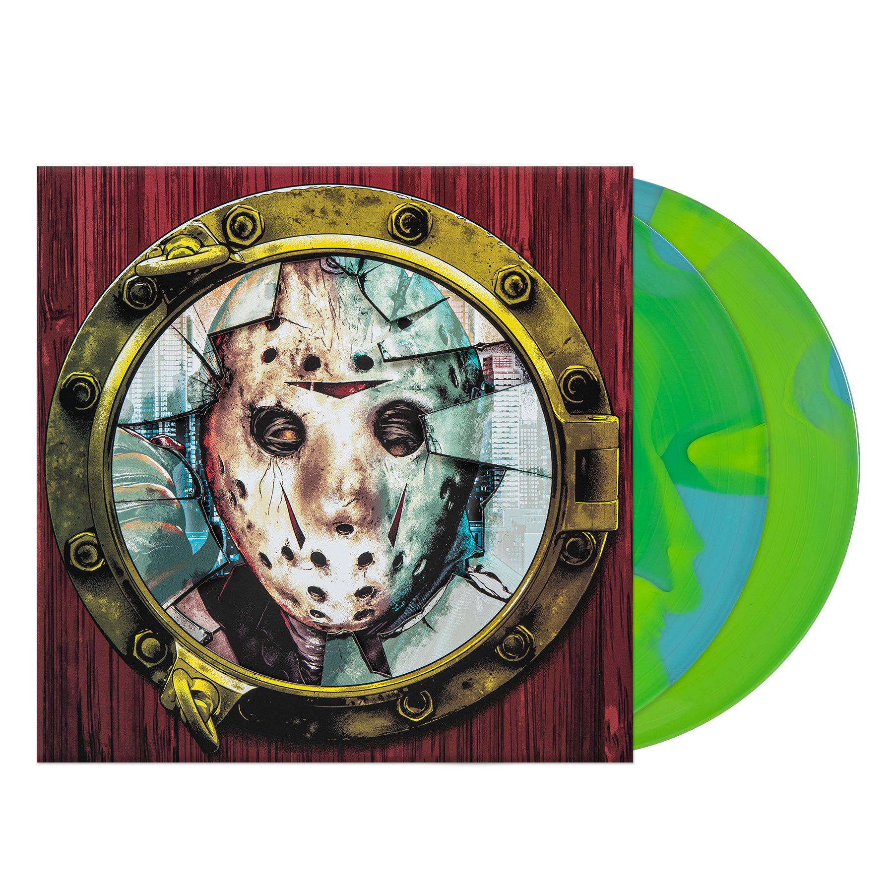 FRIDAY THE 13TH PART VIII/JASON TAKES MANHATTAN/VINYLE COULEUR BOUE AUDIOPHILE 180GR/COMPOSITEUR FRED MOLLIN - Front Cover