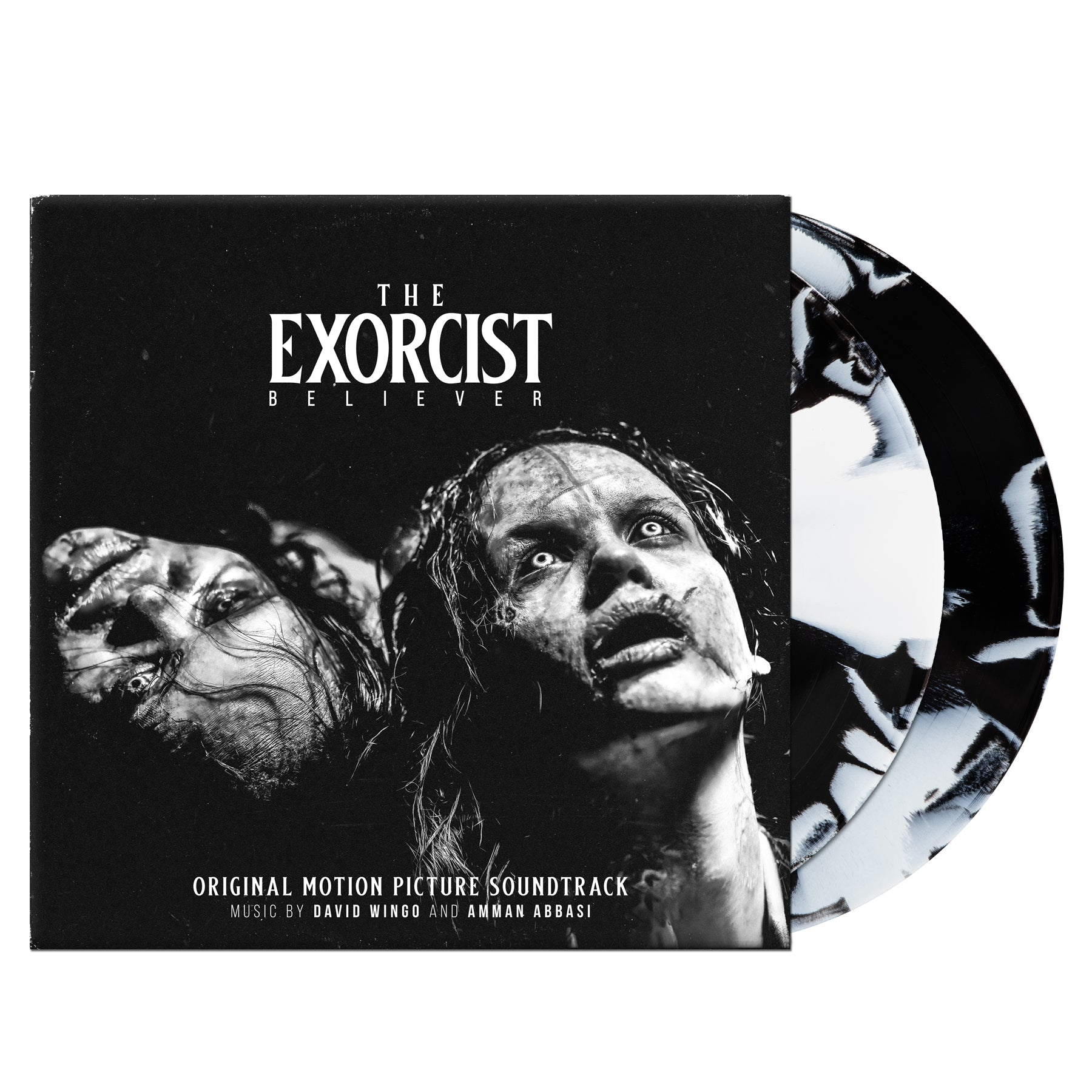 EXORCIST BELIEVER/VINYLE NOIR ET BLANC TOURBILLON 180GR/LIVRET M45T - Front Cover