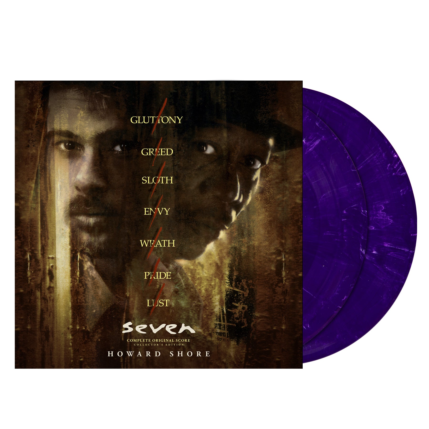 SEVEN/VINYLE DELUXE VIOLET AUDIOPHILE 180GR/COULEURS EXCLUSIVES BERTUS/POCHETTE GATEFOLD INCLUS INSERT/COMPOSITEUR HOWARD SHORE - Front Cover