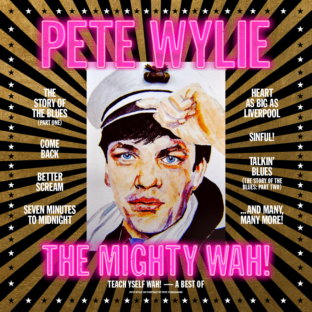 TEACH YSELF WAH/THE BEST OF PETE WYLIE - Front Cover
