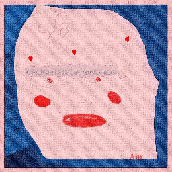 Alex - Vinyle Bleu Paillettes - Front Cover