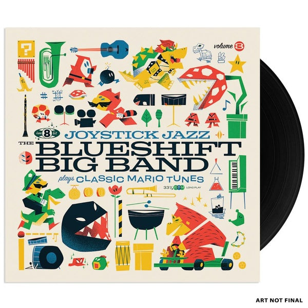 Joystick Jazz: The Blueshift Big Band Plays Classic Mario Tunes Vol.3 - Front Cover