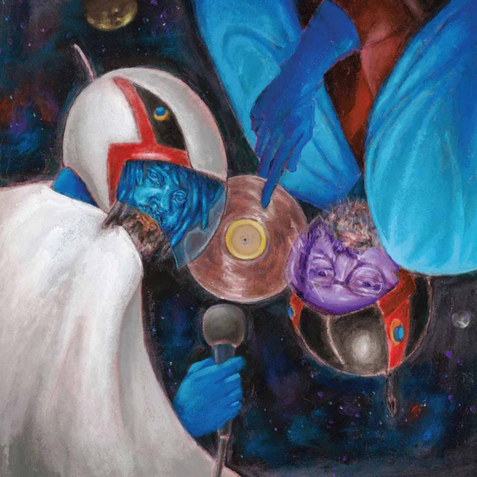 Genuine Dexterity - Vinyle Marbre Bleu & Noir - Front Cover