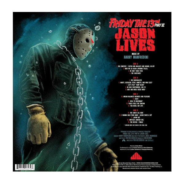 Friday The 13th Part VI : Jason Lives - Front Cover