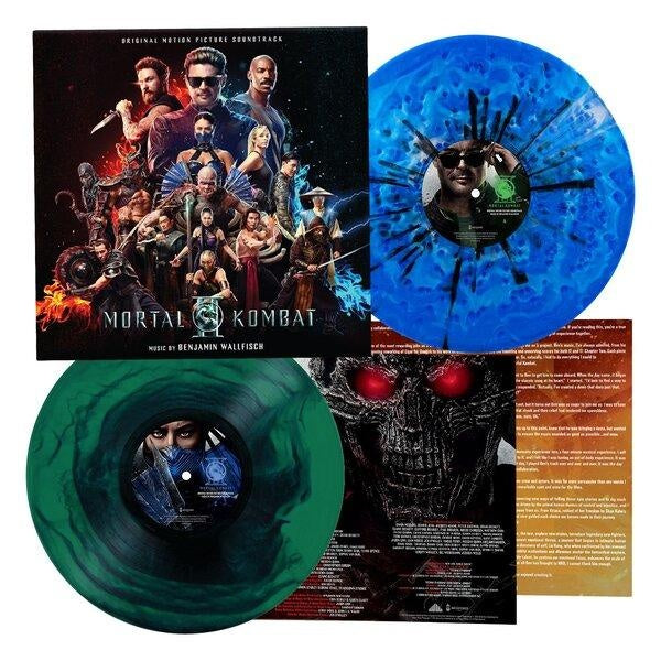 Mortal Kombat Ii / Edition Limitee Couleur Eclaboussures Nuageuse Bleu Noir Et Vert Fonce - Front Cover