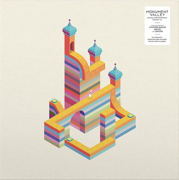 Monument Valley Soundtrack Vinyle Bleu et Blanc - Front Cover