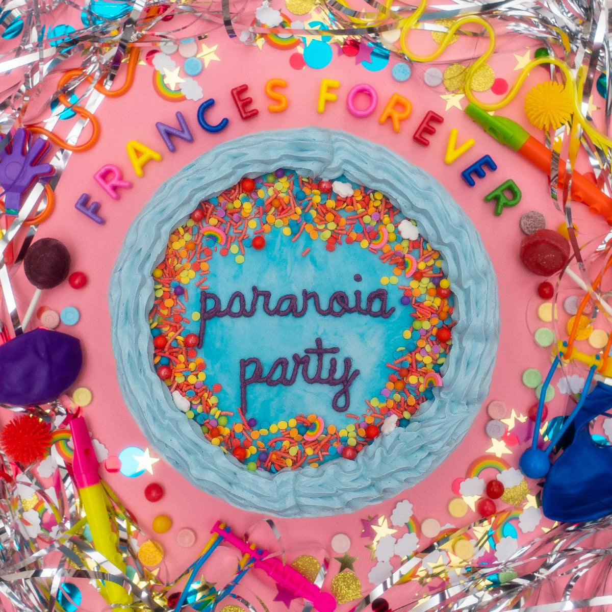 PARANOIA PARTY/VINYLE BLEU CLAIR - Front Cover