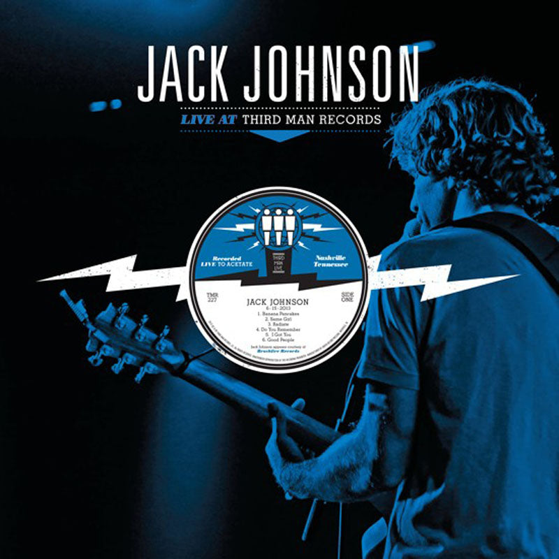 Jack Johnson: Live At Third Man Records - Front Cover