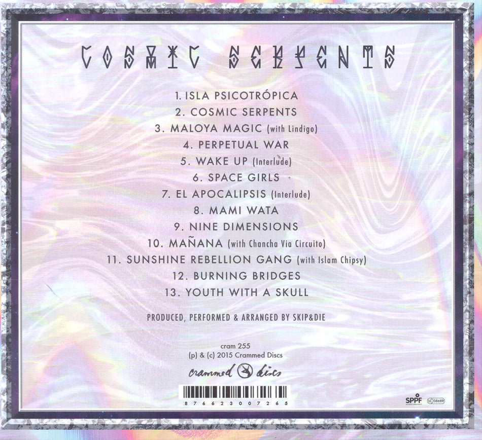 Cosmic Serpents - Back Cover