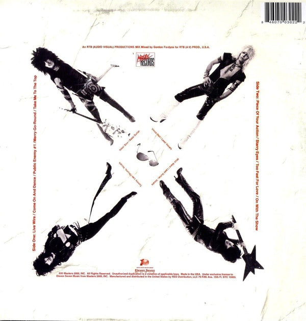 Too Fast For Love - Front Cover