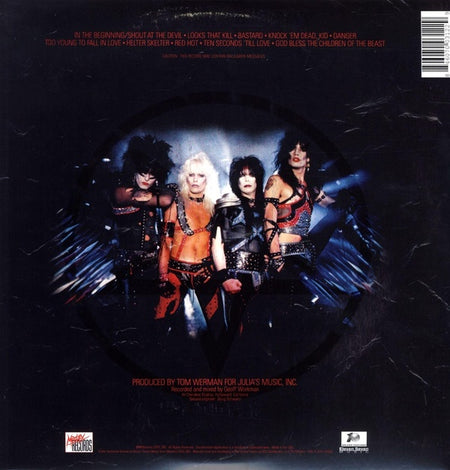 Shout At The Devil - Front Cover