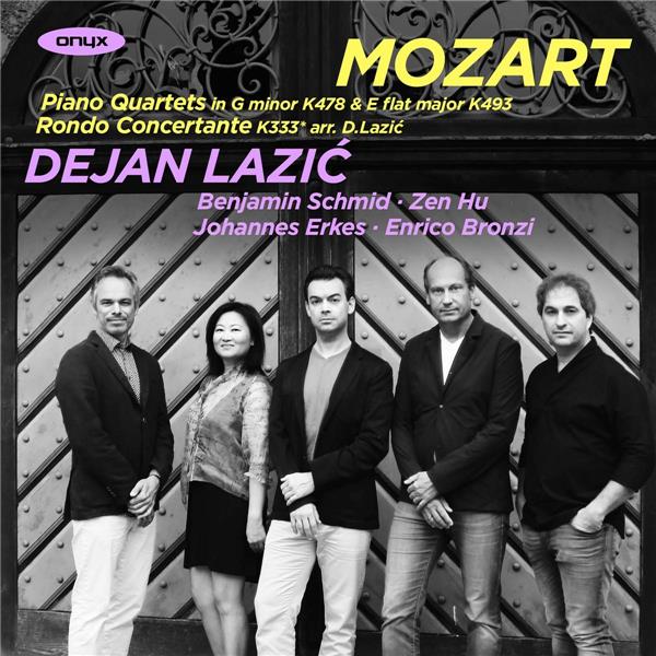 Mozart piano quartets rondo concert - Front Cover