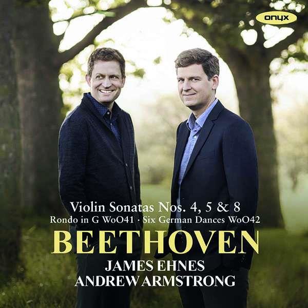 Beethoven violin sonatas 4 5 8 - Front Cover