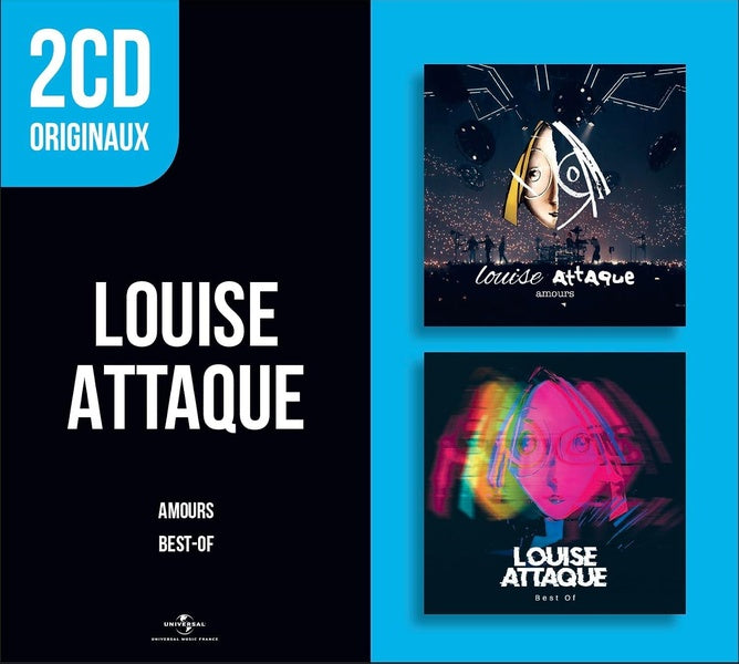 2CD originaux : Live Amours / Best Of Louise Attaque Coffret - Front Cover