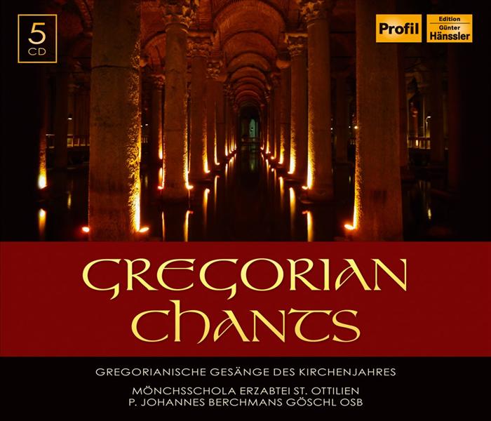 Chants grégoriens : Les plus beaux chants de l'année liturgique - 5 CD - Front Cover