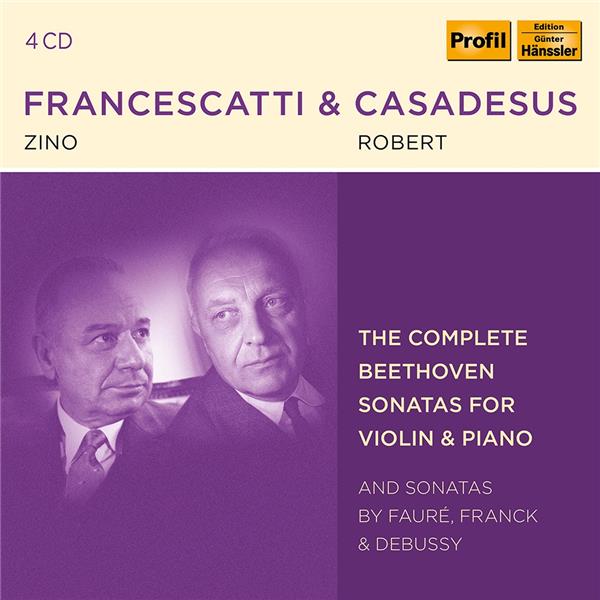 Intégrale des sonates pour violon et piano - Front Cover
