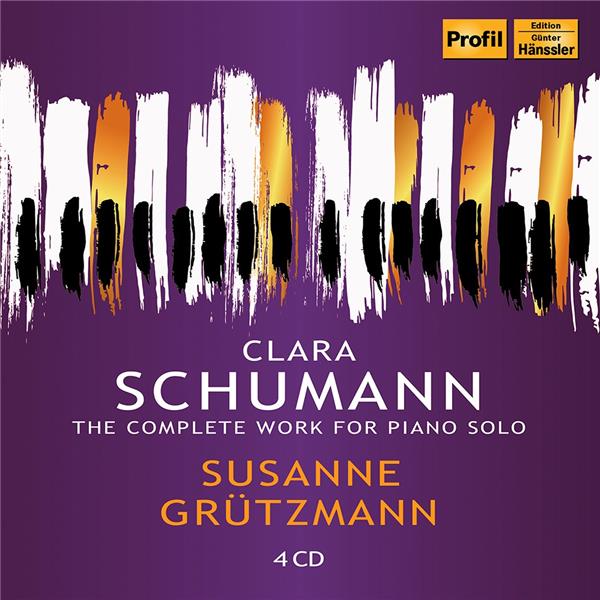 Schumann, Clara : Intégrale de l’Oeuvre pour piano solo - Front Cover