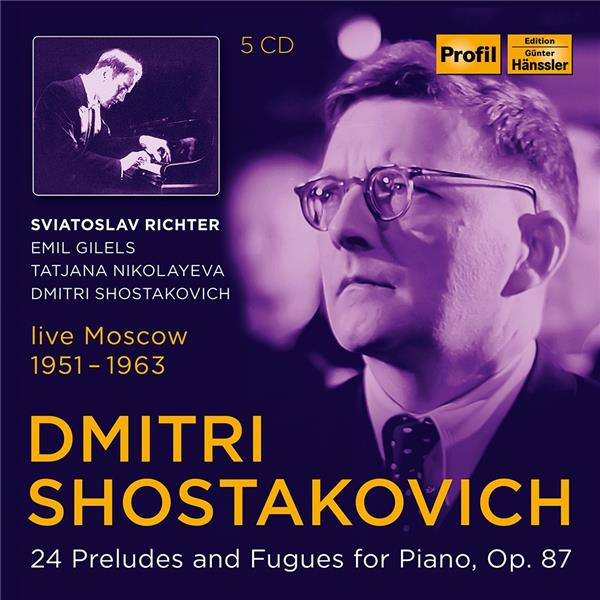 Chostakovitch : 24 Préludes et Fugues pour piano Opus 87 Coffret - Front Cover