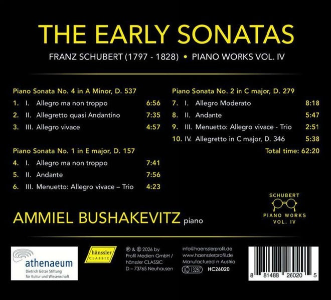 Sonates pour piano de jeunesse - Front Cover