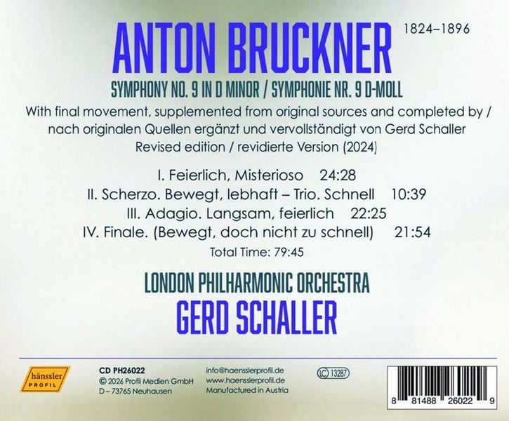 Symphonie Numéro 9 Version révisée 2024 - Front Cover
