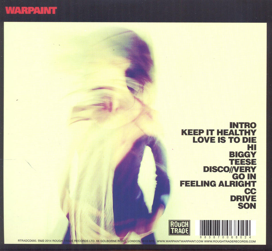 WARPAINT - Back Cover