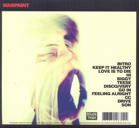 WARPAINT - Back Cover