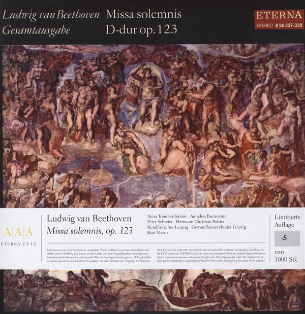 Beethoven: Missa solemnis in D Major, Op. 123 - Front Cover